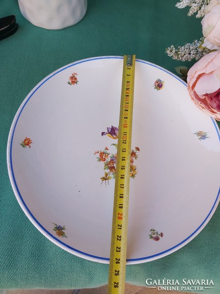 Rare granite beautiful floral flat plate serving steak collection piece