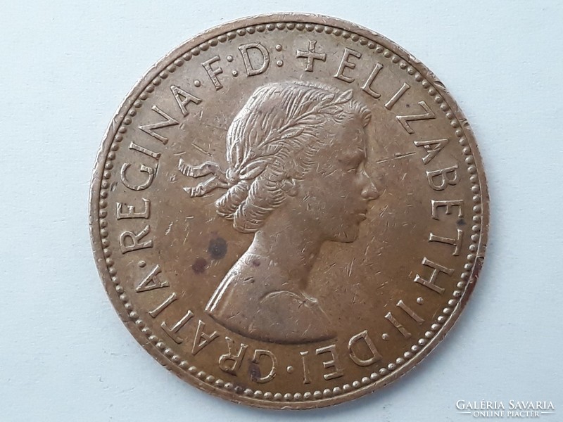 Egyesült Királyság Anglia 1 Penny 1965 érme - Brit Angol 1 penny 1965 külföldi pénzérme