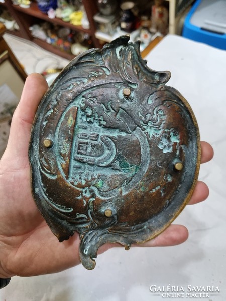 Old copper bowl