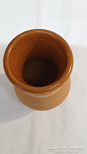 Mini, folk ceramic jug, vase. From 1979. Flawless. 8 cm High.