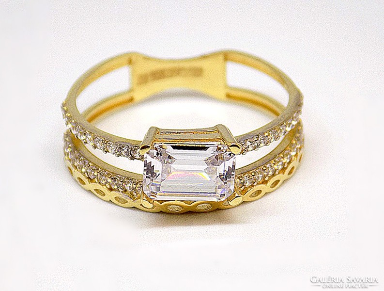 Köves arany gyűrű (ZAL-Au106010)