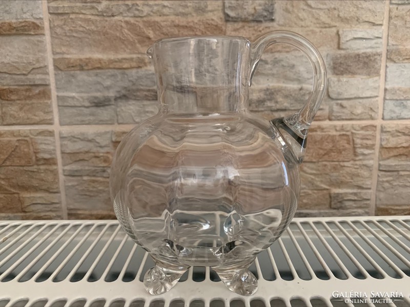 1900 Around 4-foot small glass spout, extremely rare