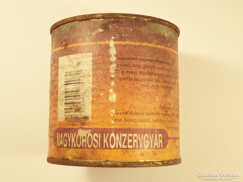 Retro Székely Goulash Tin Can - Nkgy Nagykőrös Cannery from the 1980s