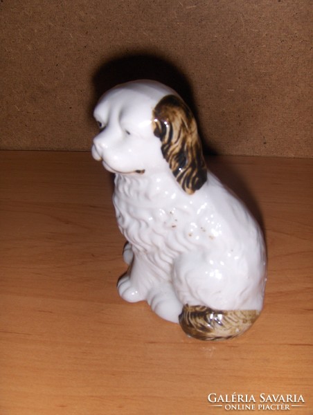 Porcelán kutyus kutya 10 cm magas (po-1)