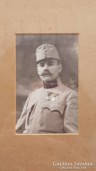 Régi katona fotó régi keretben