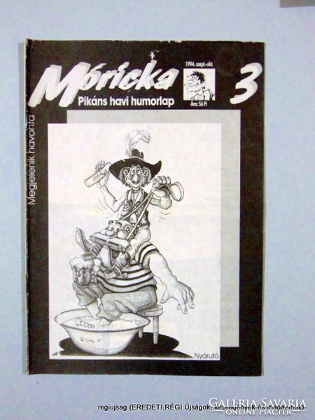 1994 szeptember - október  /  Móricka  /  SZÜLETÉSNAPRA! PIKÁNS HUMORLAP? Szs.:  13222