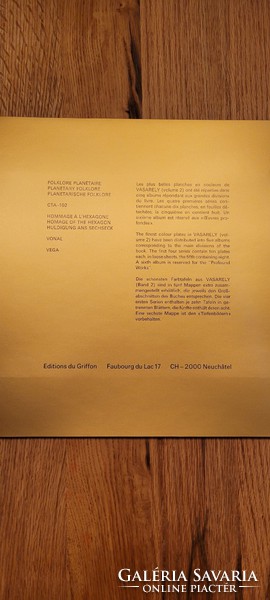 Victor vasarely, original edition 1971, 10pcs, cta-102