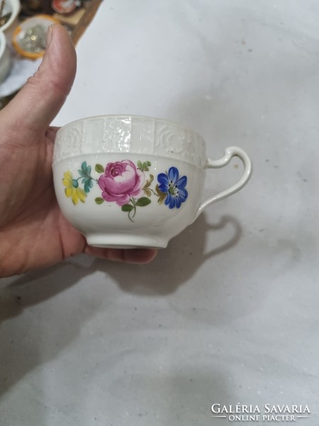 Régi német porcelán teás csésze