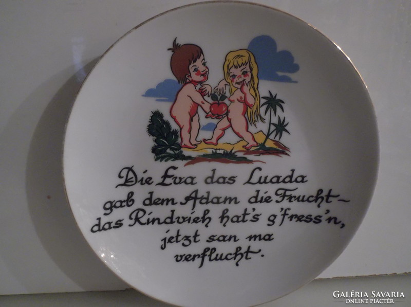 Plate - bavaria winterling - 19 cm - porcelain - perfect