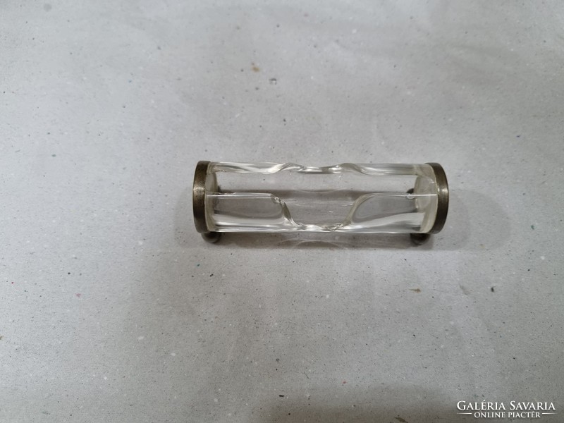 Old glass toothpick holder