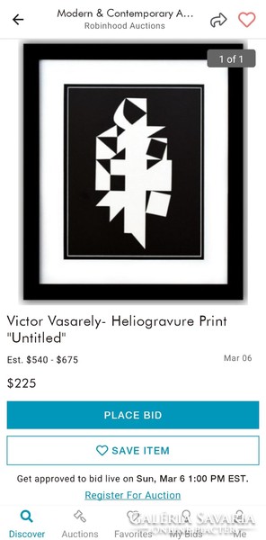 Victor vasarely, original edition 1973, 10pcs, être ou fantomes