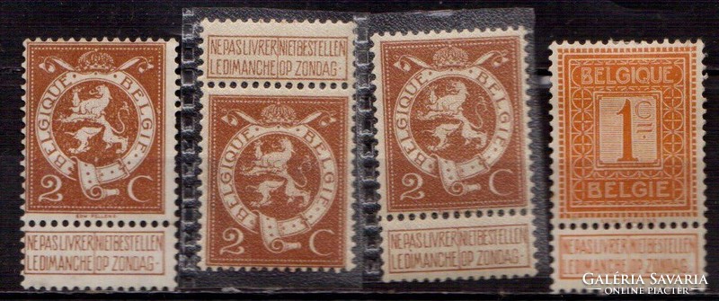 Belgian stamps **