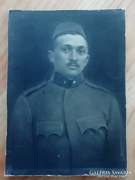 Nagyméretű katona fotó az 1910-es évekből