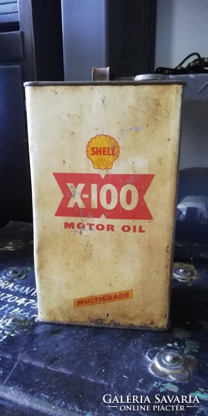 Motorolajos kanna, régi Shell olajos kanna, dekoráció, gyüjtőknek