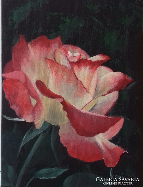 Rose Thread 2. Painting - still life