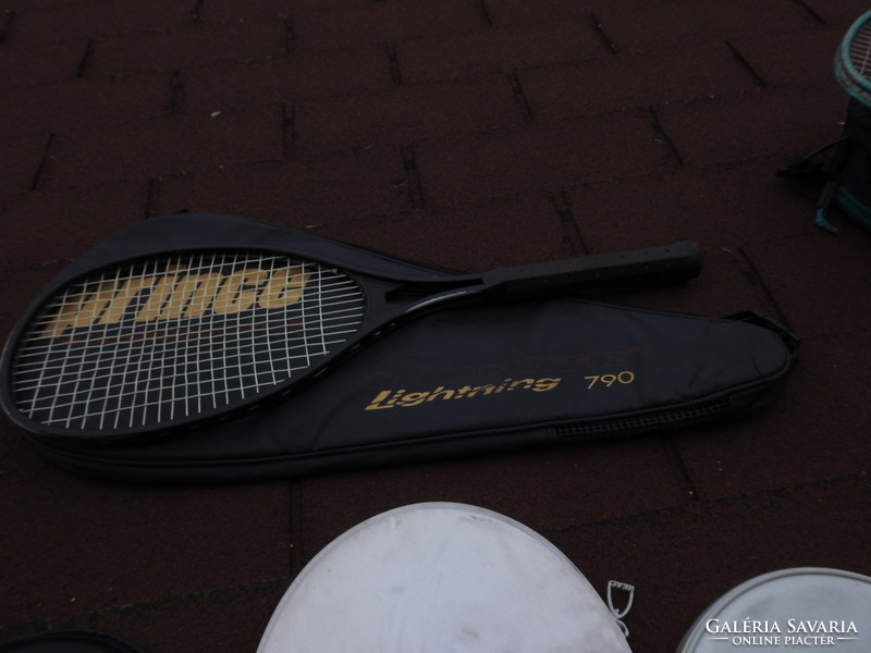 Teniszütő és egyéb ütő tokkal -  tenisz ütő db - ár