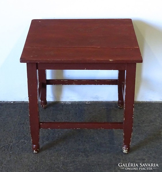 1F242 antique small pine dining table peasant table