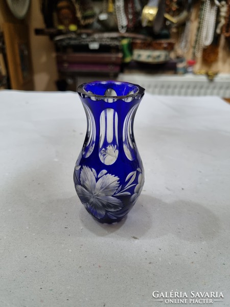 Old crystal vase