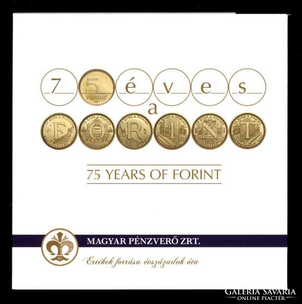 Pp proof forint turnover line - the forint is 75 years old