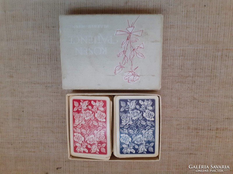 Old marked mini rummy card in original box