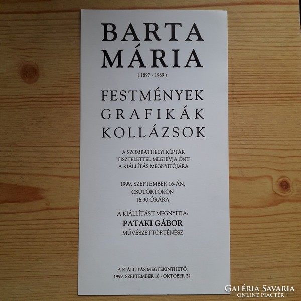 Barta Mária festmény