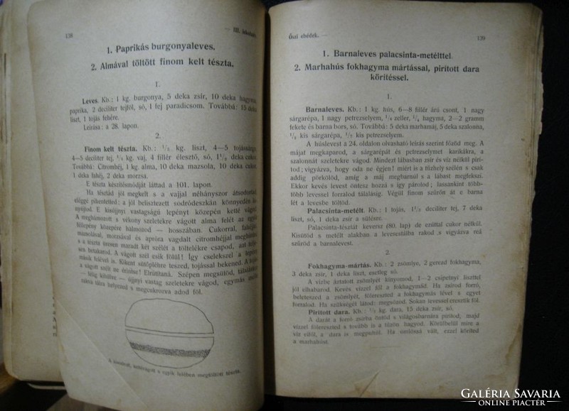 Útmutató a főzés és egyéb konyhai teendőkben  1907