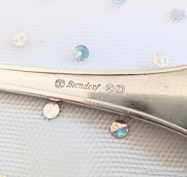 Antique silver-plated Berndorf children's spoon 17 cm