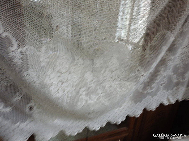 Huge old baroque lace curtain - lace curtain