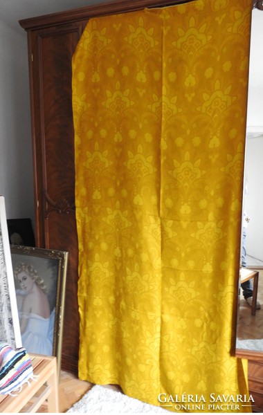 Golden yellow blackout curtain 2 pcs