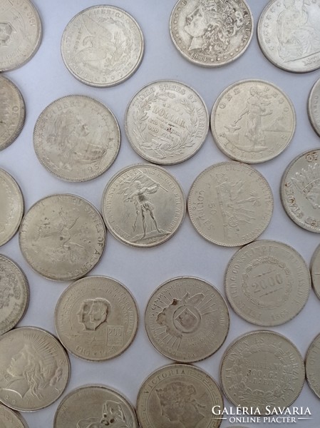 Replica? Silver? 33 pcs coin collection for sale