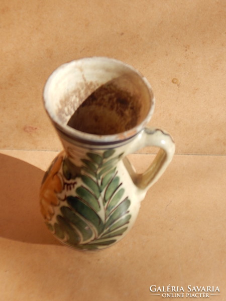 Folk pottery, goblet, 19 cm high.