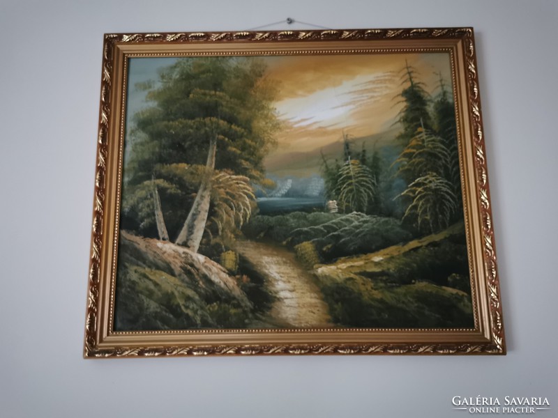 Landscape in beautiful condition in 58 x 68 cm frame