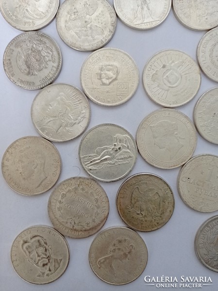 Replica? Silver? 33 pcs coin collection for sale