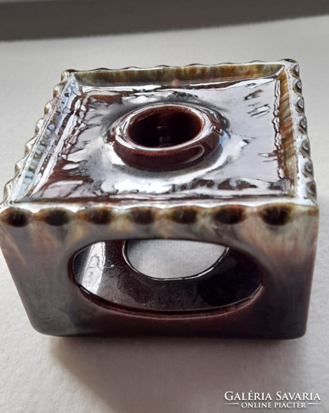 Continuous / drip glazed ceramic set