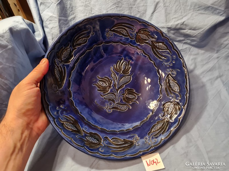 German ceramic wall bowl