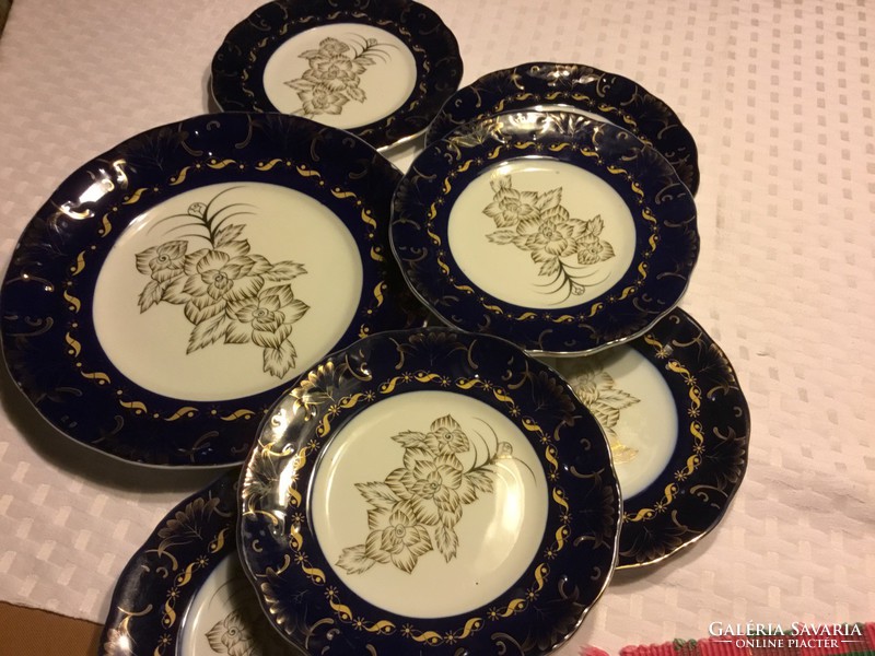 Shanghai pastry porcelain cobalt gold