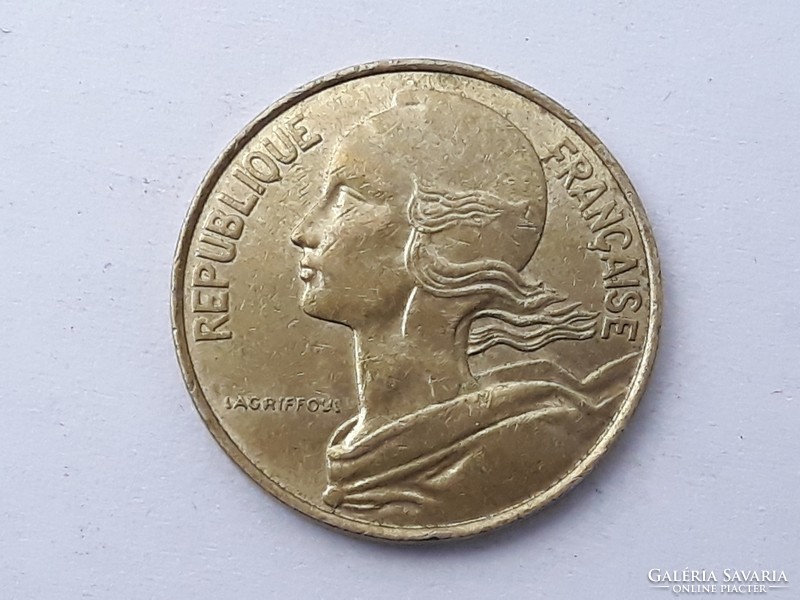 French 10 centimes coin - French 10 cent 1989 foreign coin