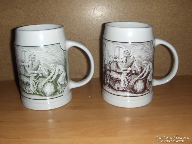 Scenic beer mug in pairs (9 / d)