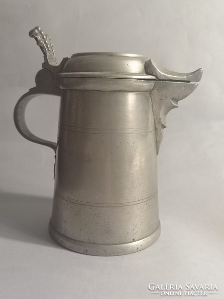 18th century tin cup