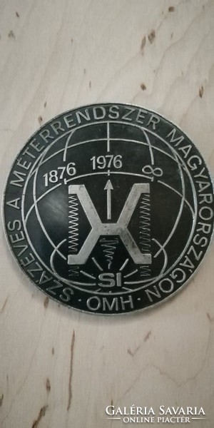 1976. '100 Metric system in Hungary omh 1876-1976 / National Office of Metrology 1976. Iv.