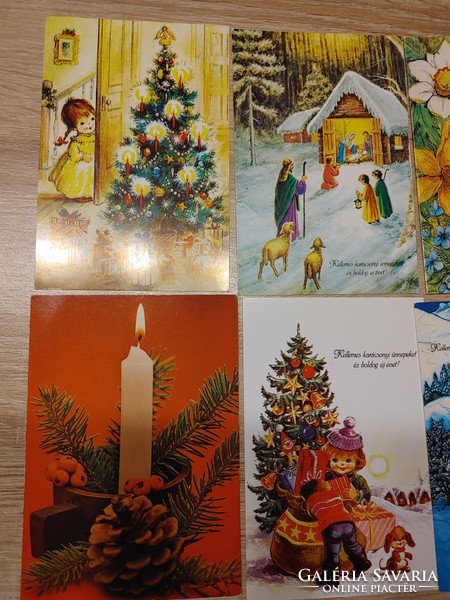 20 db karácsonyi  cuki  kedves képeslap  egy tételben 3000 Ft