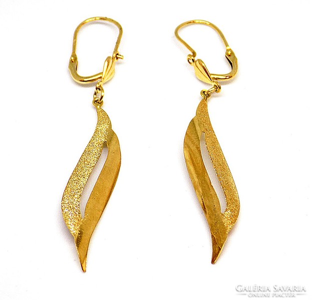 Gold-free gold dangling earrings (zal-au95381)