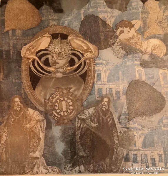 FK/175 - Tassy Béla – A solferinói hős /limitált, színezett rézkarc/