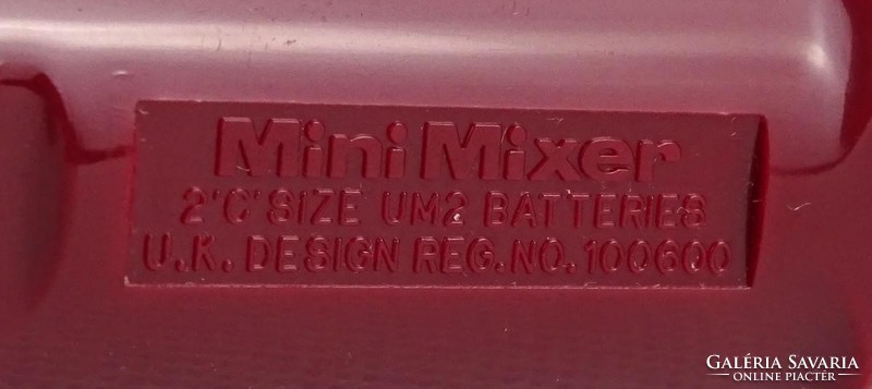 1H531 retro design battery-powered mini-mixer in its original box