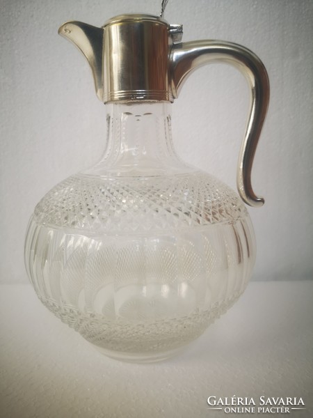Christofle french antique decanter baccarat bottle