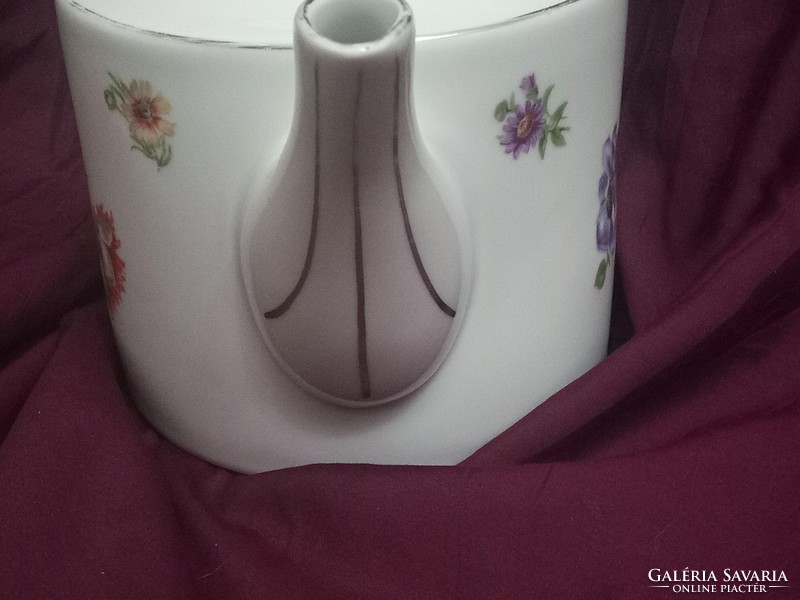Rare field flower zsolnay teapot from the 1930s