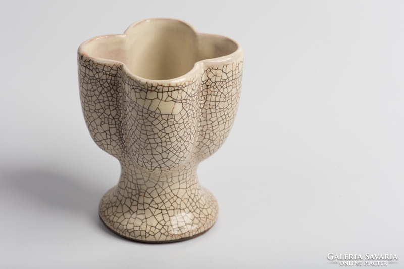 Rare art deco cracked glazed vase