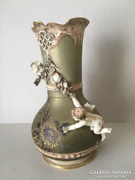 Antique turn wien putto vase