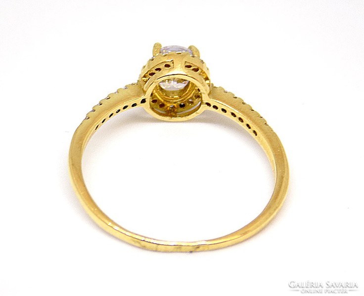 Köves arany gyűrű (ZAL-Au91489)