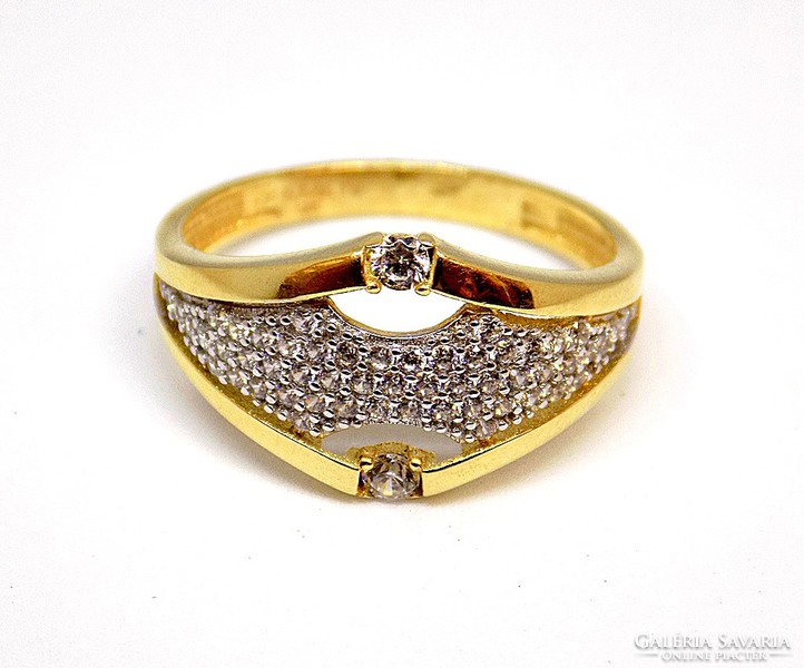 Köves arany gyűrű (ZAL-Au106028)